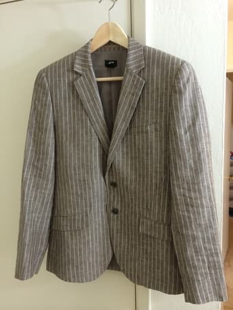 H&M Khaki Stripe Blazer $30. 1