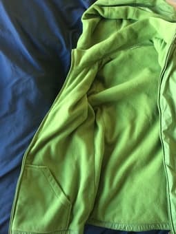 Small Size Woman- Green Rain Coat $25 2