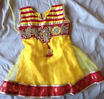 Indian dress for baby girl 1