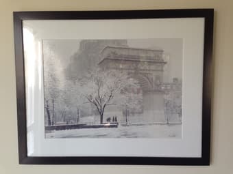 Two Framed Joan Lieber Photographs of Greenwich Village NYC - $40 2