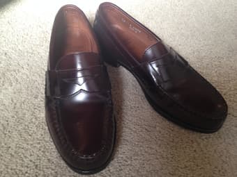 Allen Edmonds "Walden" Loaffers 8E Burgundy 1