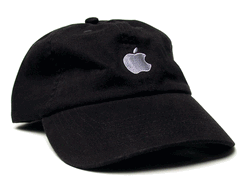 Black Apple Baseball hat - $10 1