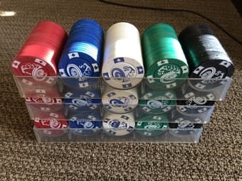 300 Poker Chips - $10 1