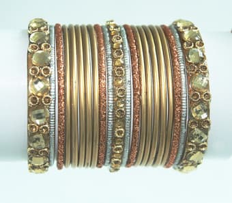 Gorgeous Glass Bangles - $25 4