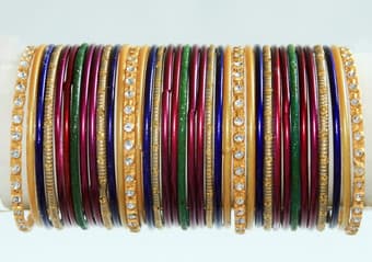 Gorgeous Glass Bangles - $25 1