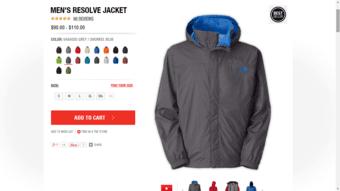 Selling NEW North face Resolve men's rain jacket.Small size for $80 1