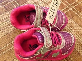 Brand new baby girl shoes (size 4)-$12 1