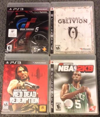 PS3 Games-Red Dead Redemption, Elder Scrolls Oblivion, more - $10/$15 1