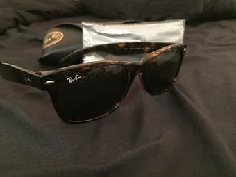 selling new Ray-Ban wayfarers, $90 2