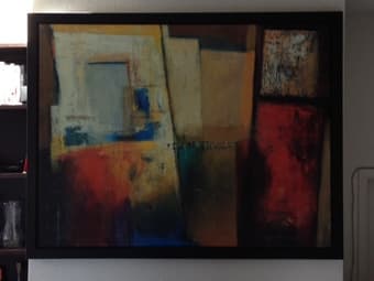 Large Abstract Wall Art/Painting on Canvas - $100 1