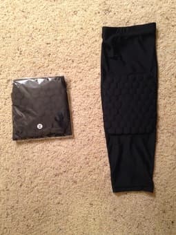 Padded basketball knee sleeves (pair) size M $10 2