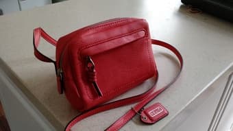 Cute coral crossbody purse $10 2