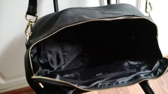 Black H&M faux leather bag $15 3