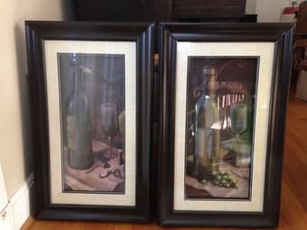 Free:  paintings & portable file box 1