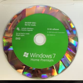 Microsoft Windows 7 Home Premium Upgrade 32 Bit Disk Kit - 45$ 1