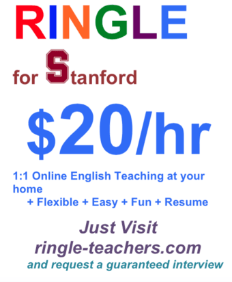 [Ringle] $20/hr English Tutoring at your home(your continuous sourcing 1