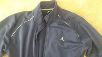 Men's Navy Jordan Track Jacket - XL 2