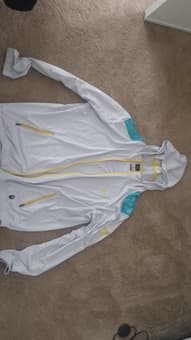 Men's White Kobe Track Jacket - Xl 4