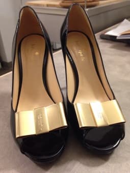 kate spade black pumps $150 *new & unworn* 1