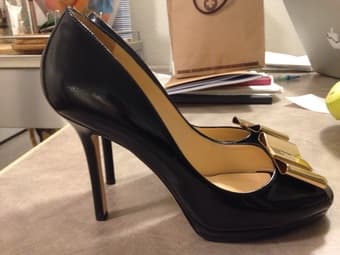 kate spade black pumps $150 *new & unworn* 2