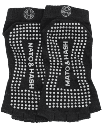 Mato & Hash Toeless Half Toe Yoga Socks With Grip - 3 Pk - $15 2