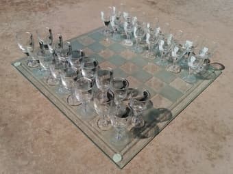Drinking Chess Set - $20 2