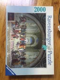 Ravensburger 2000 piece jigsaw set - School of Athens 1