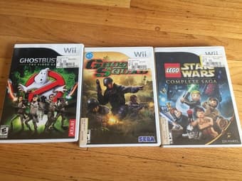 Old PS2 and Wii Games and Movie DVD for Sale 2