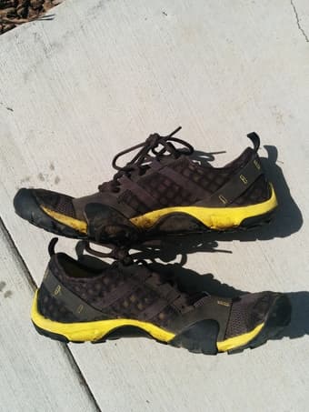 Barely Used New Balance Trail Runners (Male size 9.5) - $75 3