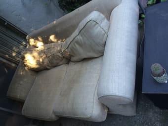 FREE OUTDOOR COUCH 1