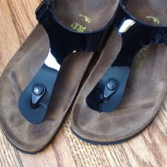 Birkenstocks Gizeh Size 38, barely worn for sale!!! 1