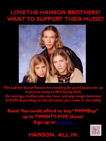 Participate in a Sociology Study for Cash 1