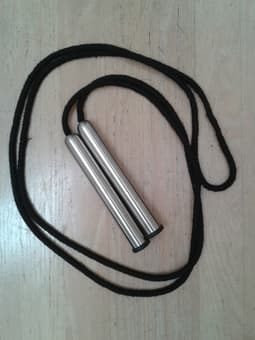 Jump rope, lightweight metal handles 1