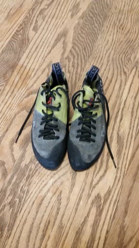 Climbing shoes, size 7 men's size 8.5 women's, $45 1