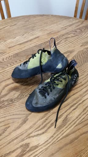 Climbing shoes, size 7 men's size 8.5 women's, $45 2