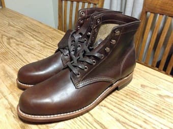 Wolverine 1000 mile boots (men's) - Brown, size 9.5D - $180 1