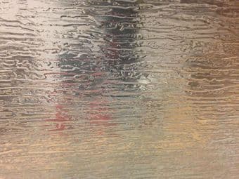FREE: Sheet of ripple glass - 6'4.5"x4'4" - 1/8th thickness 2