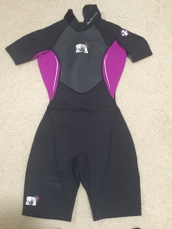 Boogie Board $15, Men's Snow Pants $25, Women's+Men's Wetsuit $40/$30 3