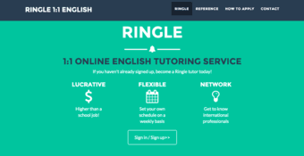 [Partnership] Ringle - 1:1 online English communication service 1