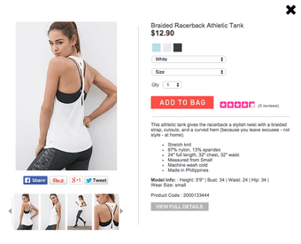 Active tops, size L 1