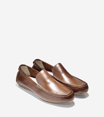 Cole Haan Leather Loafers | Dark Camel Men's Size 9 shoe 1