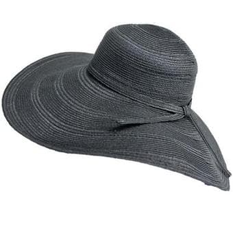 Brand New Gray/Black Floppy Wide Brim Sun Hat $10 1