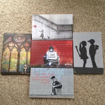 Bansky Canvas Prints 1