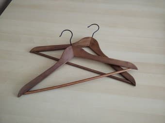 25 wood hangers - $10 1