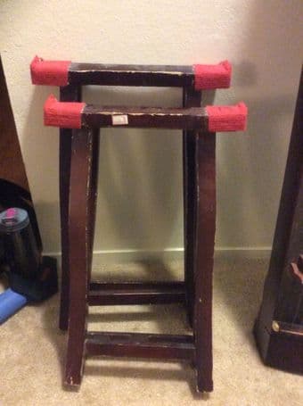 A Chinese Zither Stand for sale-$200 出售古筝筝架 1