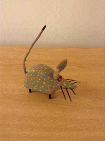 Folk Art House mouse $10 (needs a good home) 1