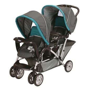 Twin stroller like new 1