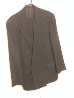 Navy suit, double breasted, Ciro Citterio 1