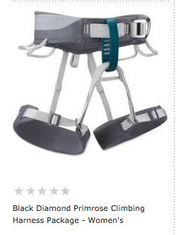 Rock climbing harness: women's xs Black Diamond brand, gray/turquoise 1