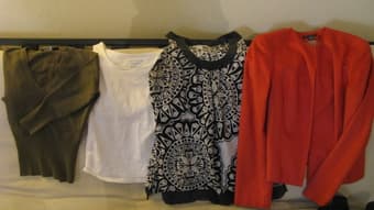 Name brand career clothing & shoes for women - size XS - M 1